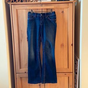 Silver Brand Jeans Denim Ornate Buttons 29